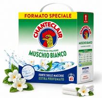 Skalbimo milteliai Chante Clair Muschio Bianco, 2,925 kg