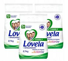 Skalbimo milteliai spalvotiems drabužiams Lovela Family, hipoalerginiai, 2,1 kg, 3 vnt.