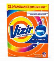 Skalbimo milteliai spalvotiems audiniams Vizir, 2,75 kg, 50 skalbimų