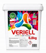 Skalbimo milteliai VERIELL Active Color, 6,8 kg, spalvotiems audiniams