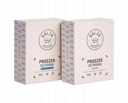 Skalbimo miltelių rinkinys baltai ir spalvotai skalbiniams, ekologiški, 2 x 1,6 kg