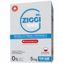 Skalbimo milteliai Mr ZIGGI BIEL, baltiems drabužiams, hipoalerginiai, dezinfekuojantys, 5 kg, Lenkija