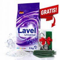 Skalbimo milteliai LAVEL UNIVERSAL, 6 kg, vokiška kokybė