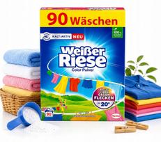 Skalbimo milteliai Weisser Riese Color, 90 skalbimų, 4,5 kg