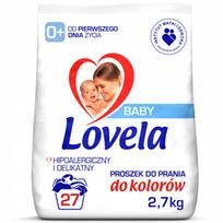 Skalbimo milteliai kūdikių spalvotiems drabužiams LOVELA Baby, hipoalerginiai, 2,7 kg