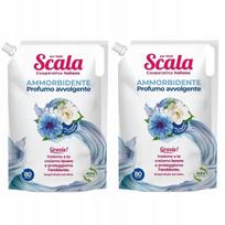 Skalbinių minkštiklis SET Scala, rugiagėlių ir gardenijų kvapo, 2 x 2 l