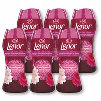 Skalbimo kvapniosios perlų granulės LENOR Ruby Jasmin Rose, 6 x 195 g