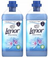 Skalbinių minkštiklis Lenor Spring Awakening, 2 x 1,23 l, 2 x 49 skalbimų