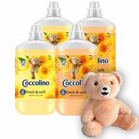 Skalbinių minkštiklis Coccolino, 4 x 1700 ml, dvi kvapų rūšys
