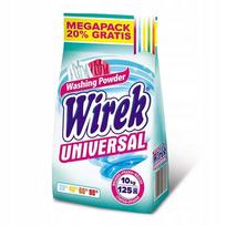 Skalbimo milteliai WIREK Universal, 10 kg, baltiems ir spalvotiems skalbiniams