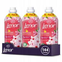 Skalbinių minkštiklis Lenor Cherry Blossom & Sage, 3 x 1,2 l, 144 skalbimų