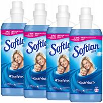 Skystas skalbiklis Softlan Windfrisch, 4 x 1 l, 180 skalbimų, Vokietija