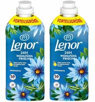 Skalbinių minkštiklis Lenor Ocean Breeze, 2 x 1239 ml, 118 skalbimų