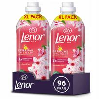 Audinių minkštiklis Lenor, vyšnių žiedų ir šalavijų kvapo, 2 x 1,2 l, 118 skalbimų