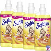 Skalavimo skystis Softlan Vanilla Orchid, 4 x 1 l, 180 skalbimų, pagaminta Vokietijoje