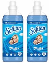 Skalbinių minkštiklis Softlan Windfrisch, mėlynos jūros kvapo, 2 x 1 l