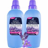 Skalavimo skystis FELCE AZZURRA, levandų ir vilkdalgių kvapo, 2 x 2 l