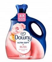 Skalavimo priemonė Downy Ultra Soft Amber & Rose, 2,76 l, 138 skalbimų