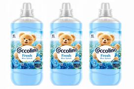 Audinių minkštiklis COCCOLINO Blue Splash, 3 x 1403 ml, 61 skalbimas