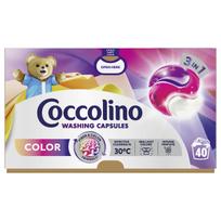 Skalbimo kapsulės Coccolino Care 3in1 spalvotiems drabužiams, 692 g, 40 skalbimų