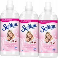 Skystas skalbiklis Softlan Weich&Mild Ultra White, 3 x 1 l, 135 skalbimų, Vokietija