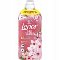 Skalavimo skystis LENOR, 1,239 l, vyšnių žiedų kvapo, 59 skalbimų