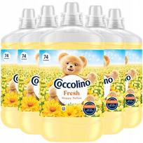 Skalbinių minkštiklis Coccolino Fresh Happy Yellow, 1,7 l, 5 vnt., 370 skalbimų