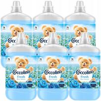 Skalavimo skystis Coccolino Fresh Blue Splash, 1,7 l, 6 vnt., 444 skalbimai