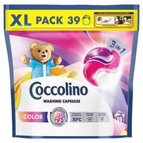 Skalbimo kapsulės spalvotiems drabužiams COCCOLINO COLOR, 39 skalbimai