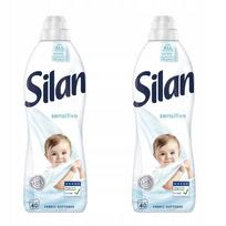 Skalbinių minkštiklis SILAN Sensitive and Baby, 2 x 880 ml