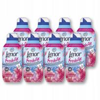 Skalbinių skalavimo skystis LENOR Fresh Air Effect Pink Blossom, 8 vnt., 50 skalbimų
