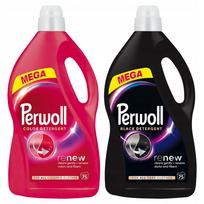 Skalbimo skystis Perwoll Renew Black spalvotiems ir juodiems drabužiams, 2 x 3,75 l, 150 skalbimų