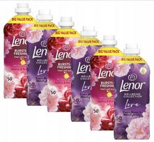 Skalbinių minkštiklis Lenor, įvairūs kvapai, 6 x 1650 ml, 300 skalbimų