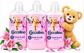 Skalbinių minkštiklis Coccolino Fresh&Soft Silk Lily, 1,7 l, 68 skalbimų