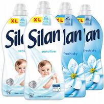 Audinių minkštiklis Silan rinkinys, 4 x 1,672 l, 304 skalbimams
