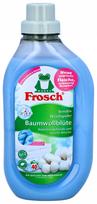 Skalbinių minkštiklis Frosch su medvilnės žiedais, 880 ml, hipoalerginis