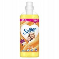 Skalavimo skystis Softlan Ultra, 1 l, vanilės ir orchidėjų kvapo, geltonas