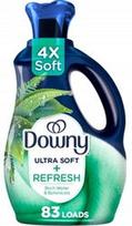 Audinių minkštiklis Downy Ultra Water & Botanicals, 1,66 l, 83 skalavimams