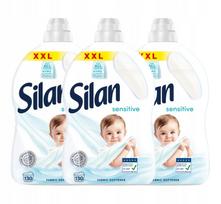 Skalbinių minkštiklis Silan Sensitive, 3 x 2,86 l, 390 skalbimų