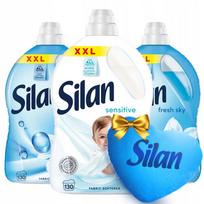 Skalbinių minkštiklis Silan MIX, 2,86 l, 3 vnt. + dovana