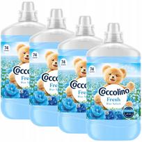 Skalavimo skystis Coccolino Fresh Blue Splash, 1,7 l, 4 vnt., 296 skalbimų