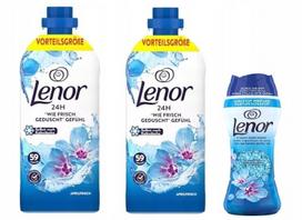 Skalbinių minkštiklis Lenor Spring Awakening 2 x 1239 ml (118 skalbimų) ir kvapiosios perlai 195 g