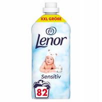 Skalbinių minkštiklis LENOR Sensitive, hipoalerginis, 1,7 l, 82 skalbimai, Vokietija