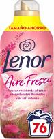 Skalavimo skystis Lenor Fresh Air su laukinių gėlių aromatu, 76 skalbimai, 1064 ml