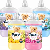 Skalbinių minkštiklis Coccolino Fresh Sensitive, rinkinys, 5 x 1,7 l, 370 skalbimų
