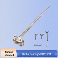 50cm Stainless Steel Circular Saw Guide Rail with Laser Scale for Woodworking Cutting