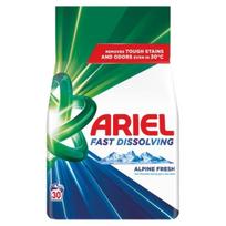 Skalbimo milteliai Ariel Alpine Fresh, 1,65 kg, efektyviai pašalina dėmes