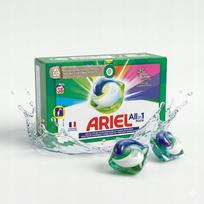 Skalbimo kapsulės spalvotiems drabužiams Ariel Allin1pods, 38 vnt.