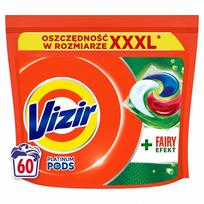 Skalbimo kapsulės Vizir Platinum PODS Fairy Effect, 60 vnt.