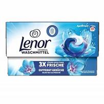 Skalbimo kapsulės LENOR Aprilfrisch, spalvotiems ir baltiems drabužiams, 19 vnt.